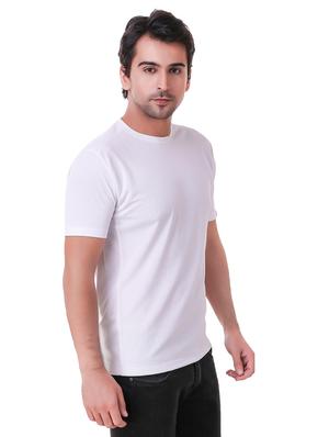 white solid t-shirt - 16220374 - Standard Image - 2