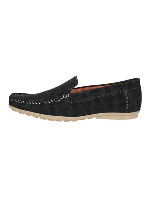 black printed slip on loafers - 16220726 - Standard Image - 2