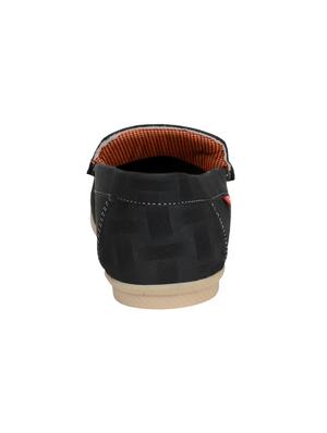 black printed slip on loafers - 16220726 - Standard Image - 3