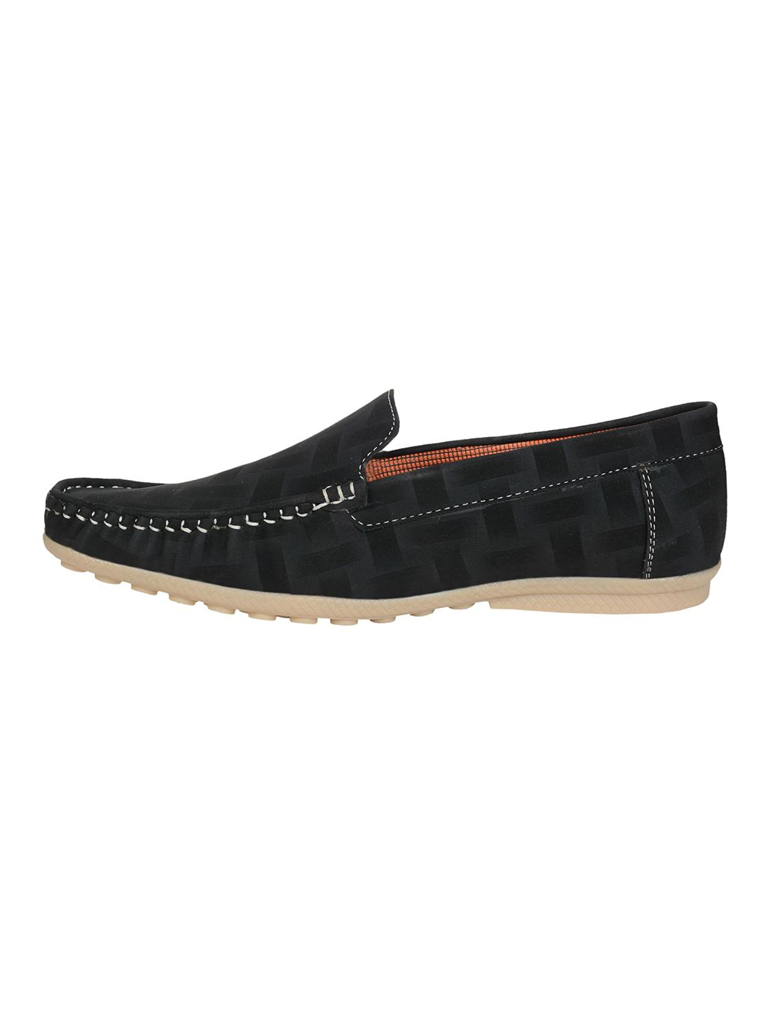 black printed slip on loafers - 16220726 - Zoom Image - 2