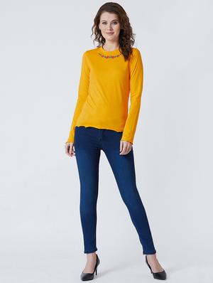 lettuce edge embroidered top - 16221222 - Standard Image - 4