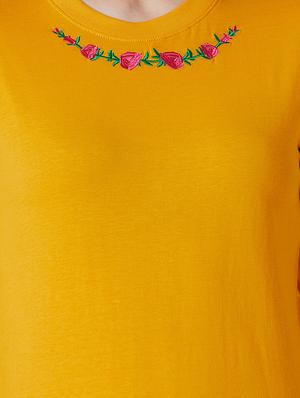 lettuce edge embroidered top - 16221222 - Standard Image - 5