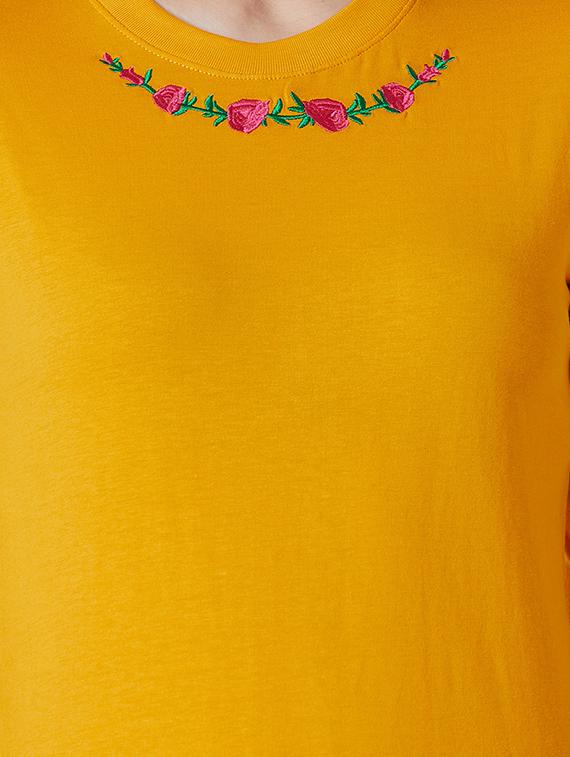lettuce edge embroidered top - 16221222 - Zoom Image - 5
