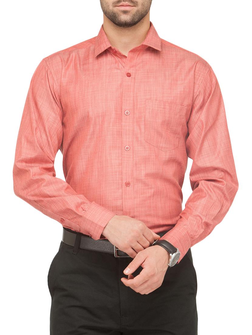red solid casual shirt - 16221487 - Zoom Image - 1