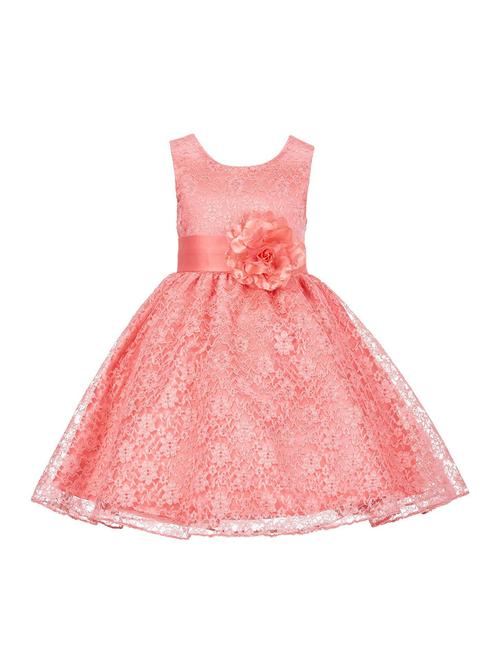 pink net frock - 16221522 - Standard Image - 1