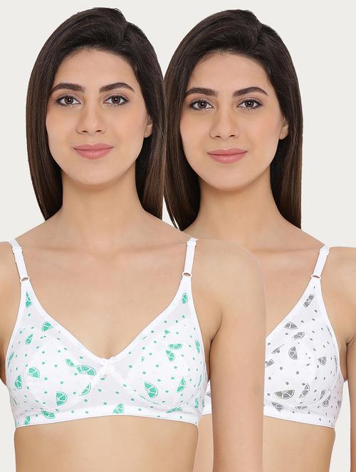 bow patch quirky print bra - 16221891 - Very Small Image - 1