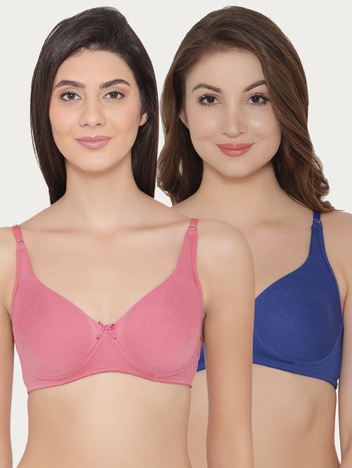 set of 2 bow patch t-shirt bra - 16221892 - Very Small Image - 1