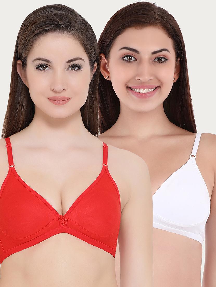 set of 2 bow patch bra - 16221895 - Zoom Image - 1
