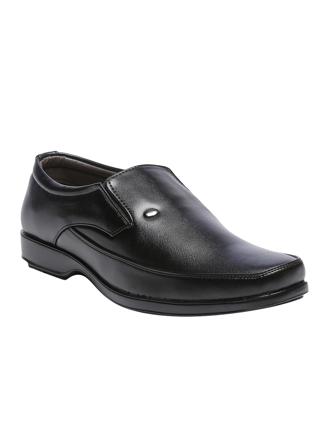 black leatherette slipons - 16224611 - Zoom Image - 1