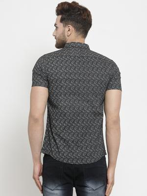 black printed casual shirt - 16225266 - Standard Image - 3