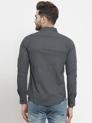 black printed casual shirt - 16225267 - Standard Image - 3