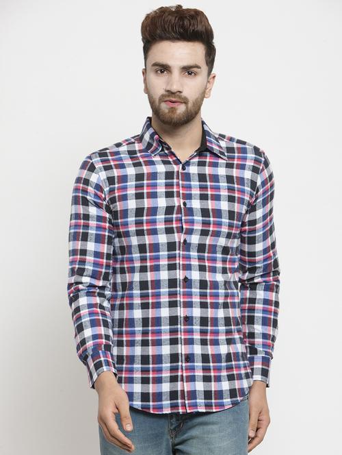 multi colored checkered casual shirt - 16225268 - Standard Image - 1