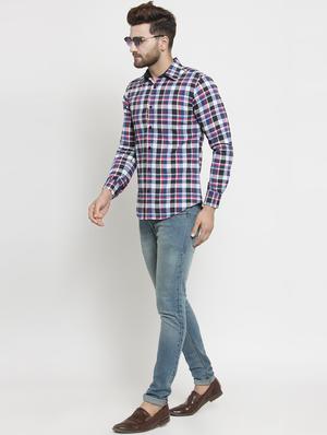 multi colored checkered casual shirt - 16225268 - Standard Image - 4