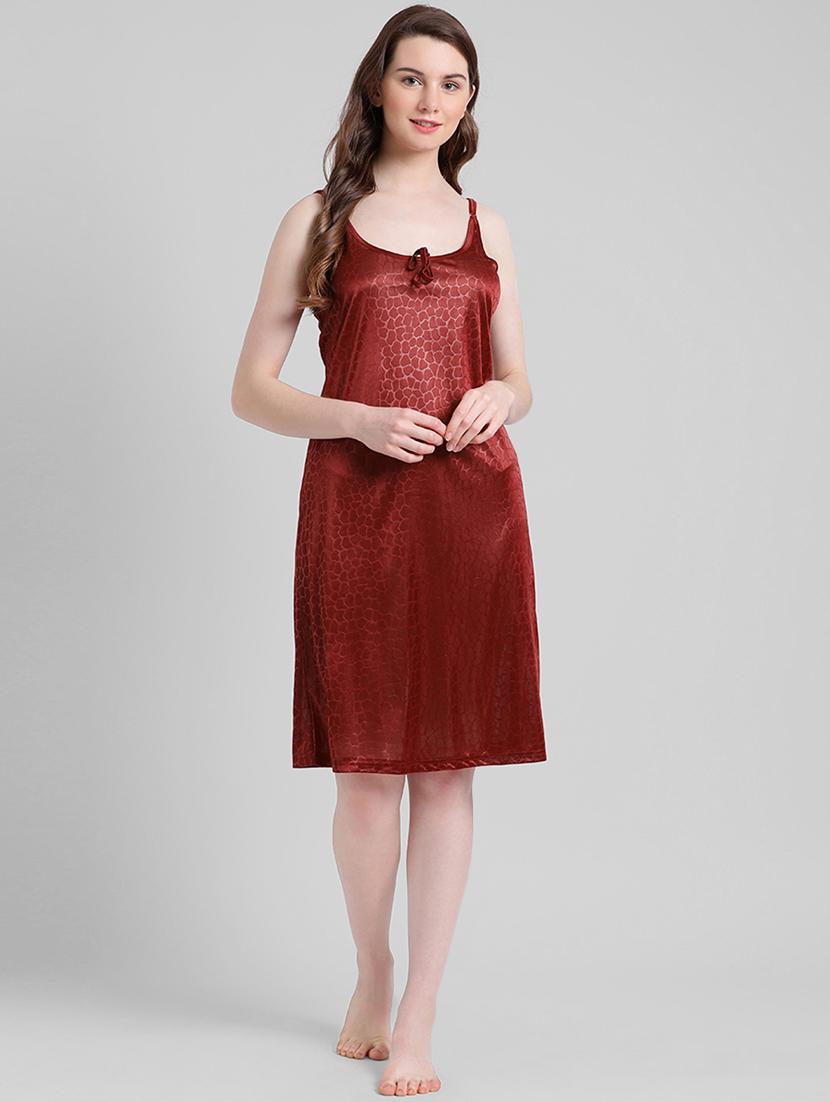 knot detail animal print nighty - 16225790 - Zoom Image - 1
