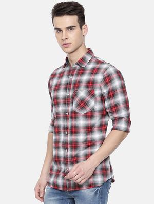 multi colored checkered casual shirt - 16225878 - Standard Image - 2
