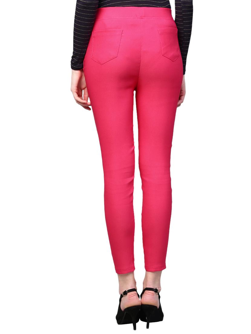 button detail mid rise treggings - 16225914 - Zoom Image - 3