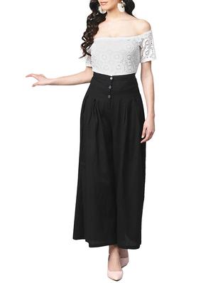 high rise pleated palazzo - 16225916 - Standard Image - 4