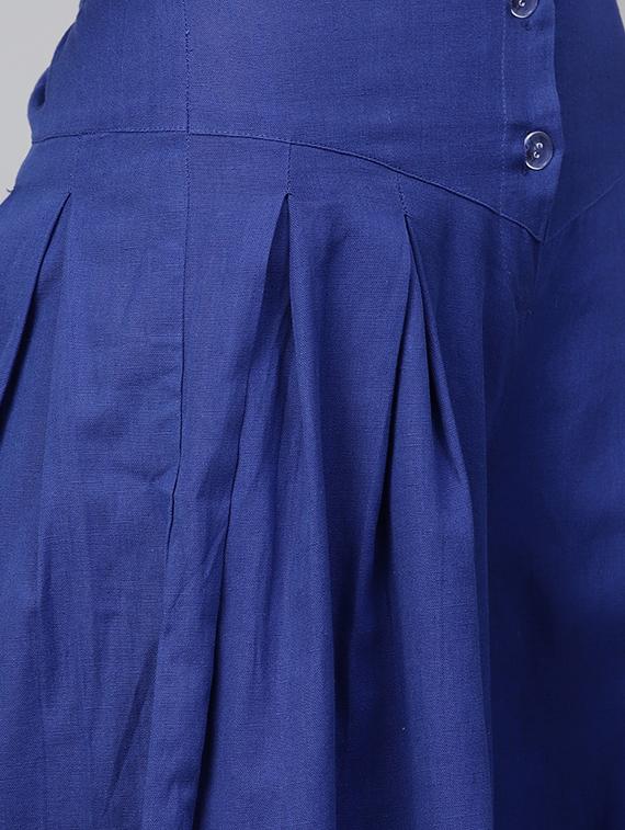high rise pleated wide leg trouser - 16225918 - Zoom Image - 5