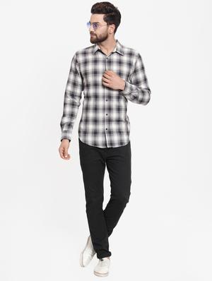black checkered casual shirt - 16225956 - Standard Image - 4