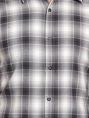 black checkered casual shirt - 16225956 - Standard Image - 5