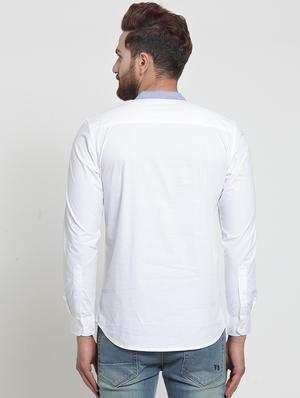 white solid short kurta - 16226464 - Standard Image - 3