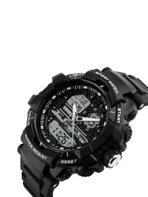 skmei 1164 black original wrist watch for men - 16226503 - Standard Image - 3