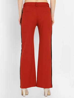 side striped tie knot wide leg trouser - 16226889 - Standard Image - 3