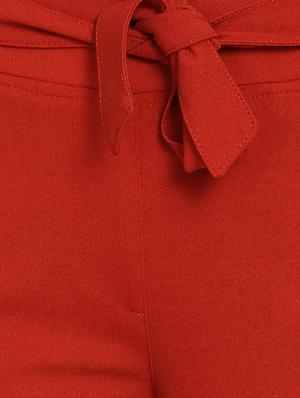 side striped tie knot wide leg trouser - 16226889 - Standard Image - 5