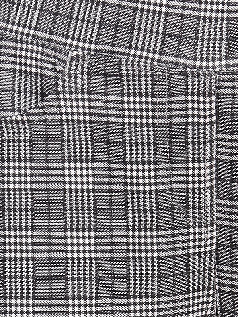 glen plaid wide leg trouser - 16226897 - Zoom Image - 5