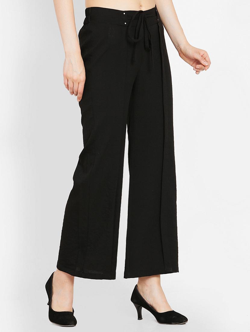drawstring waist wide leg trouser - 16226898 - Zoom Image - 2