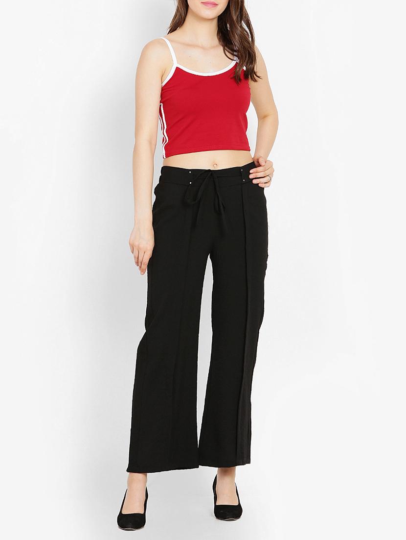 drawstring waist wide leg trouser - 16226898 - Zoom Image - 4