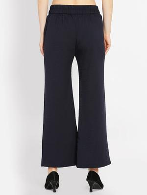 drawstring waist wide leg trouser - 16226899 - Standard Image - 3