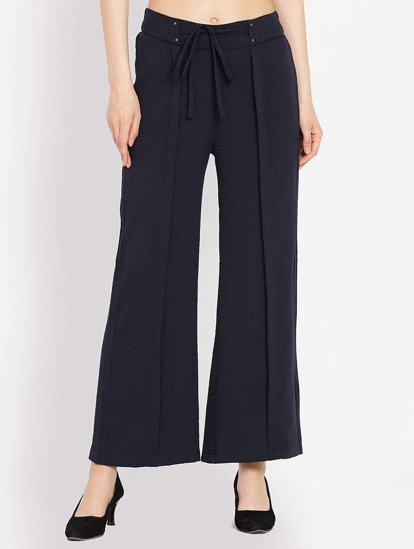 drawstring waist wide leg trouser - 16226899 - Zoom Image - 1