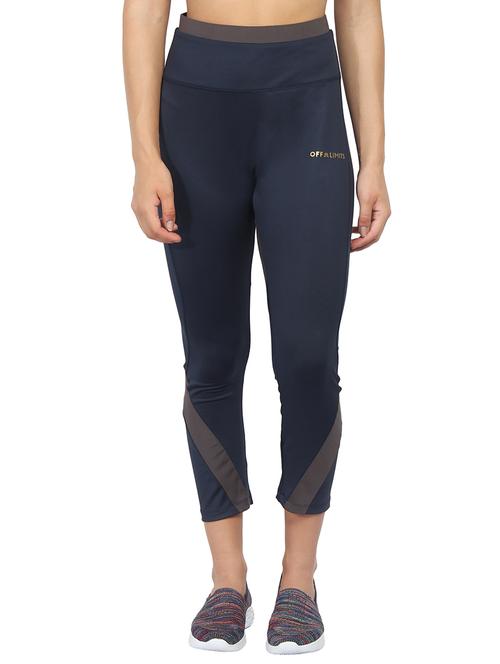 contrast panel high rise legging - 16227017 - Standard Image - 1