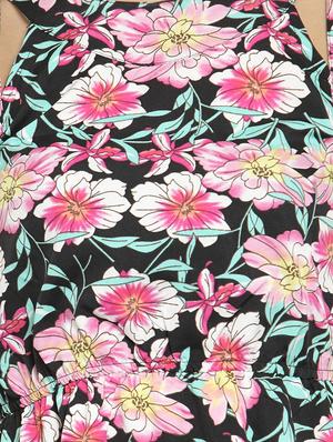 cut out detail floral a-line dress - 16227115 - Standard Image - 5