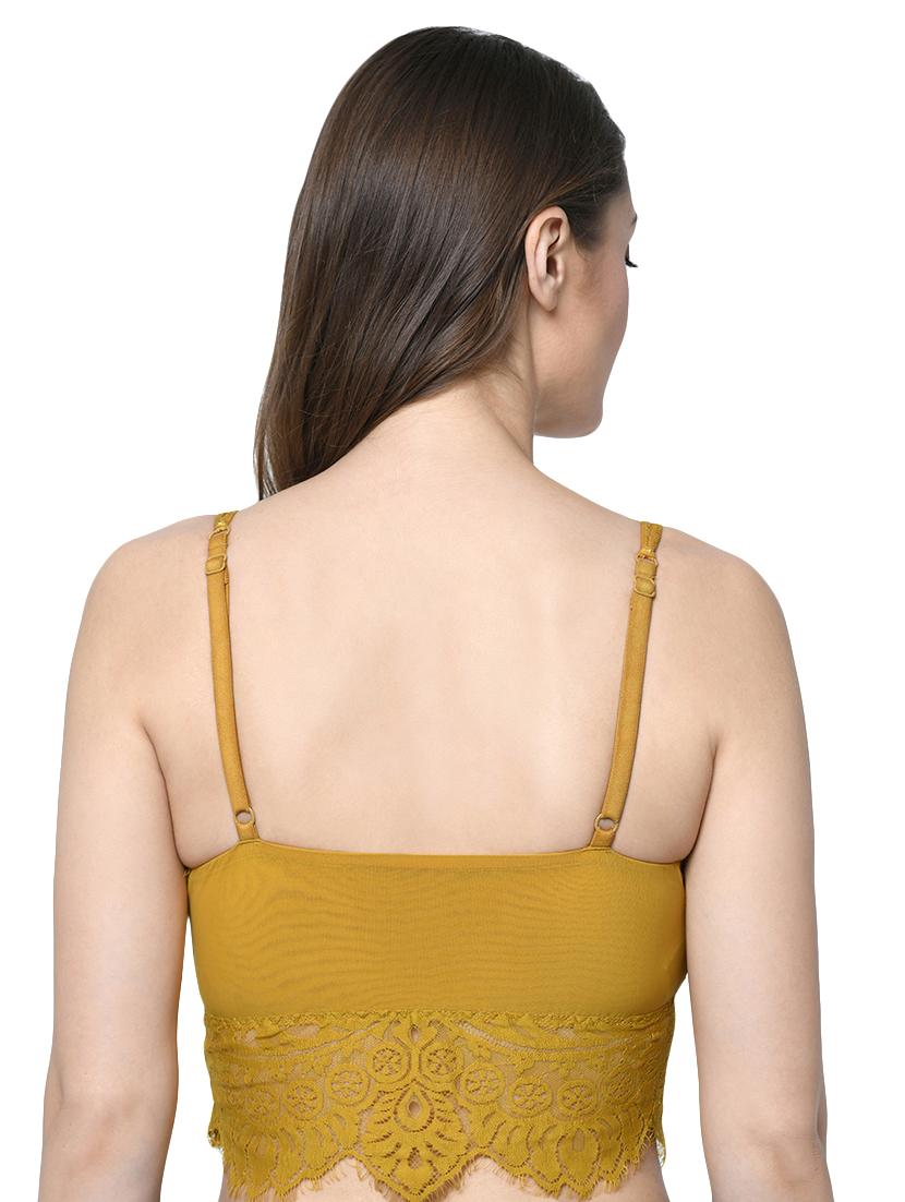 lightly padded floral lace bralette - 16227459 - Zoom Image - 2