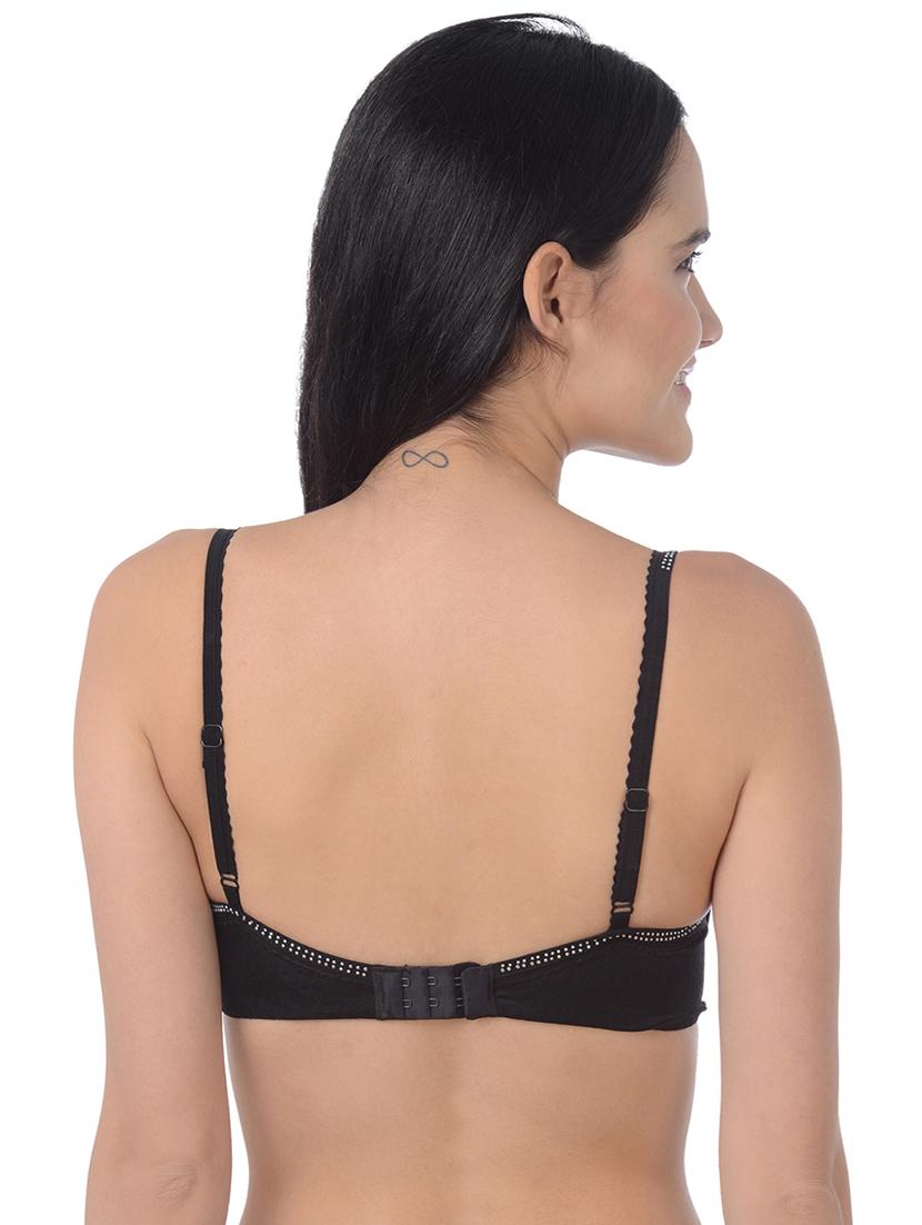 bow patch embellished t-shirt bra - 16227515 - Zoom Image - 2