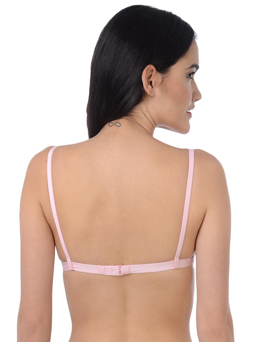 bow patch stone embellished bra - 16227522 - Zoom Image - 2