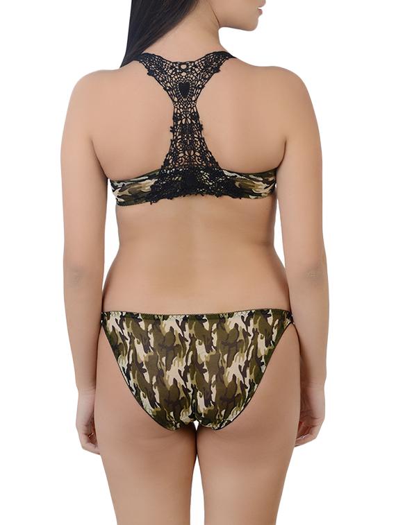 camouflage bra and panty set - 16227628 - Zoom Image - 3