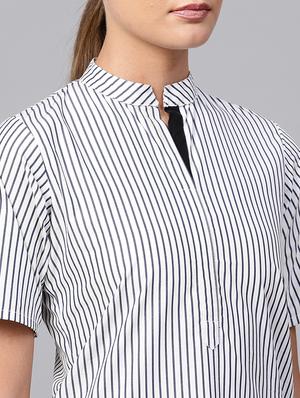 stripes straight kurta - 16228851 - Standard Image - 4