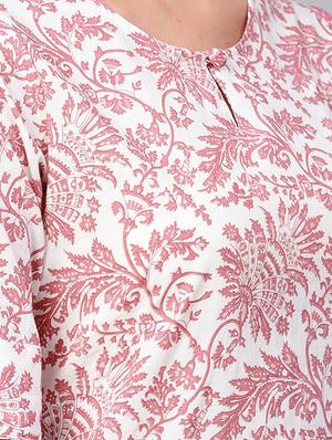 floral asymmetric kurta - 16228865 - Standard Image - 4