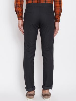grey cotton blend chinos - 16229715 - Standard Image - 3