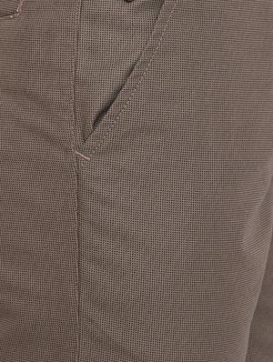 brown cotton blend chinos - 16229716 - Standard Image - 5