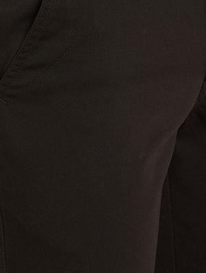 brown solid chinos - 16229720 - Standard Image - 5