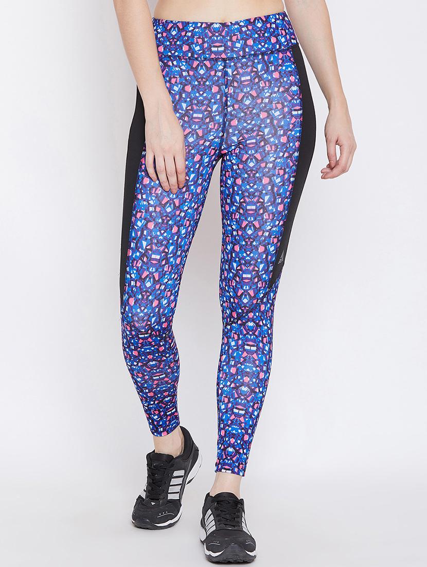 contrast panel abstract legging - 16230177 - Zoom Image - 1