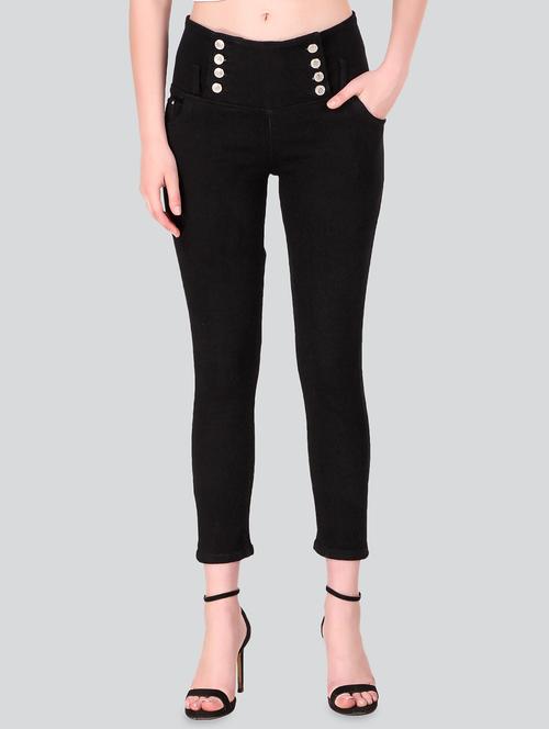 high rise skinny fit jeans - 16230331 - Standard Image - 1