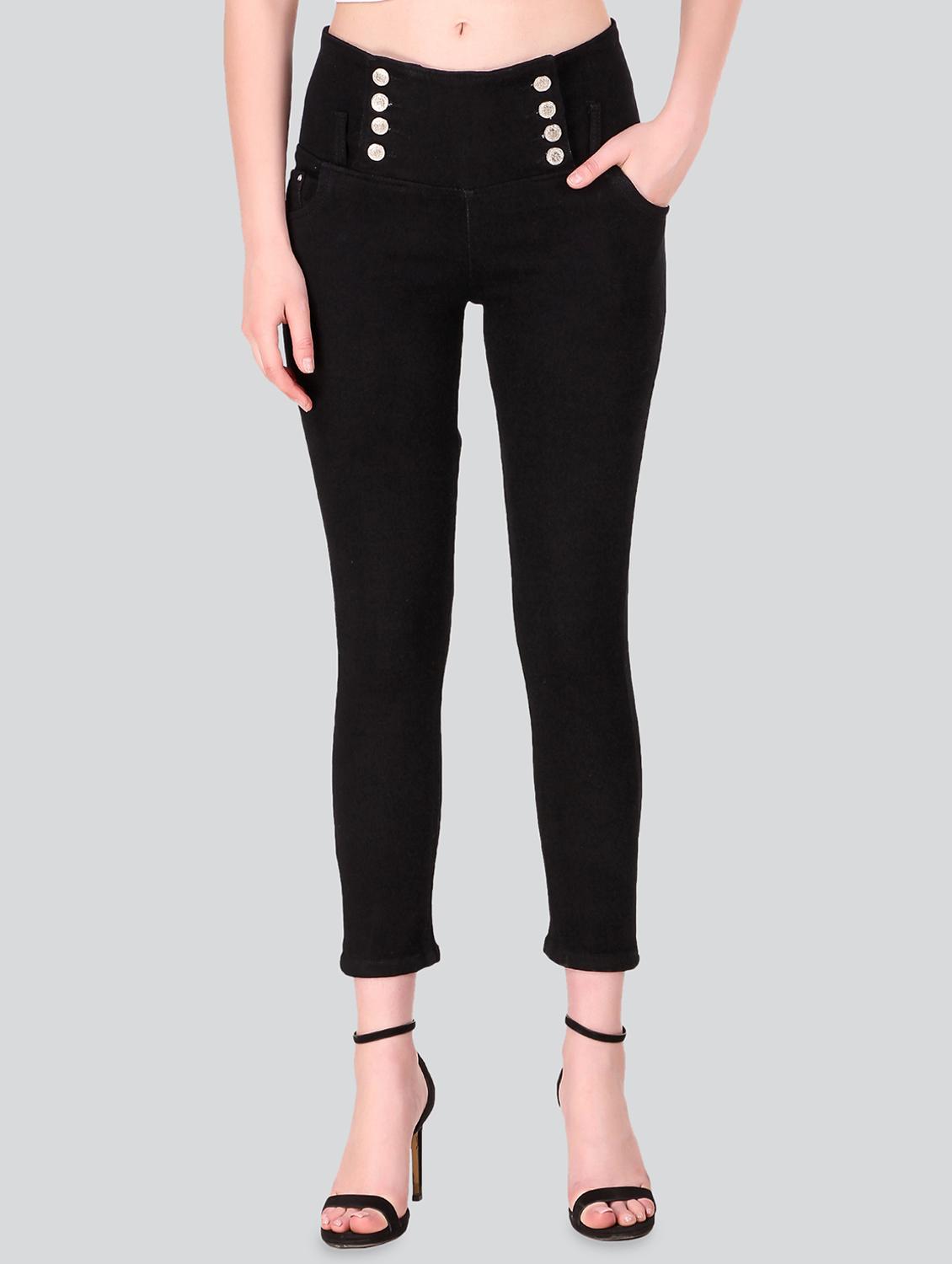 high rise skinny fit jeans - 16230331 - Zoom Image - 1