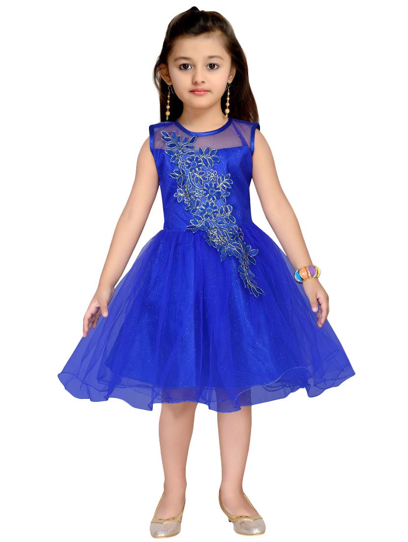blue net frock - 16230647 - Zoom Image - 1