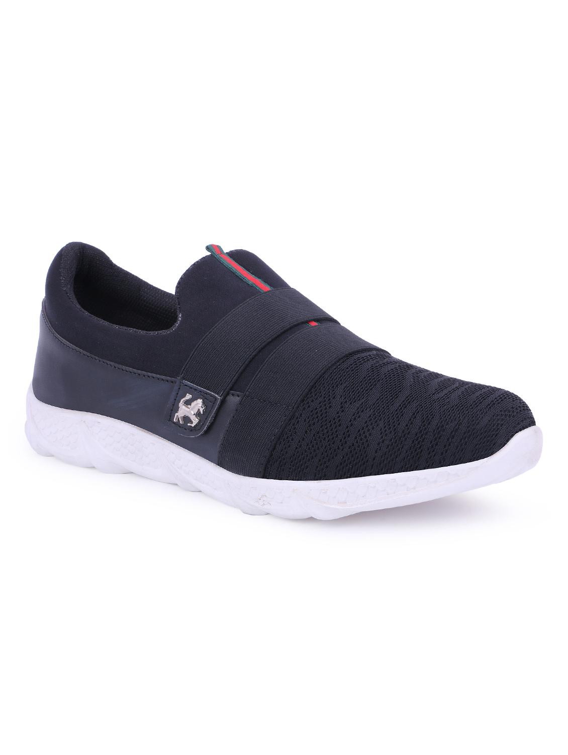 black mesh slip on sport shoes - 16231285 - Zoom Image - 1