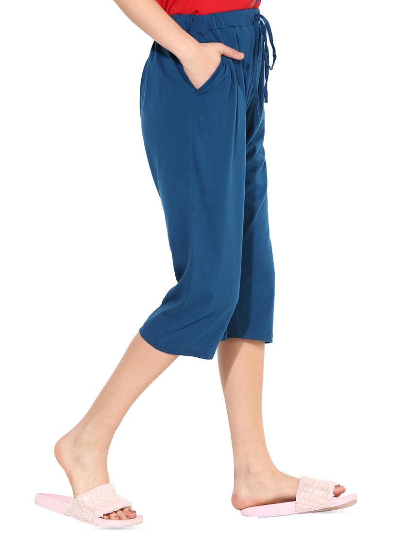 high rise drawstring capri - 16231791 - Zoom Image - 2